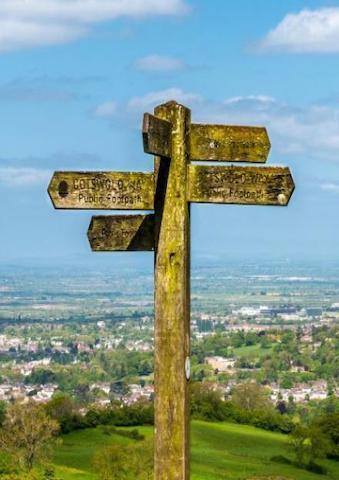 Cotswold signpost